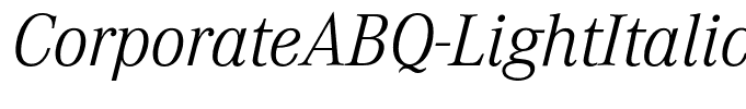 CorporateABQ-LightItalic