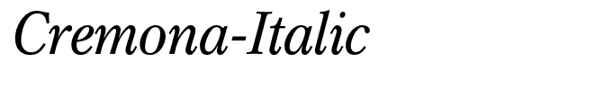 Cremona-Italic