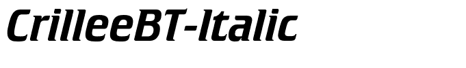 CrilleeBT-Italic