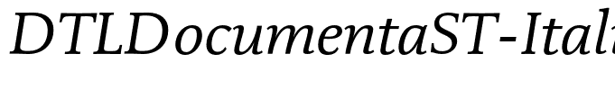 DTLDocumentaST-Italic