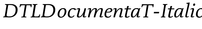 DTLDocumentaT-Italic