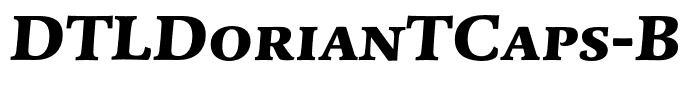 DTLDorianTCaps-BlackItalic