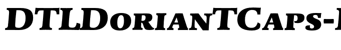 DTLDorianTCaps-HeavyItalic