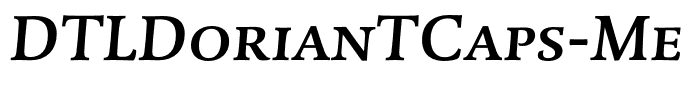 DTLDorianTCaps-MediumItalic