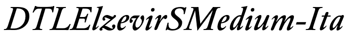 DTLElzevirSMedium-Italic