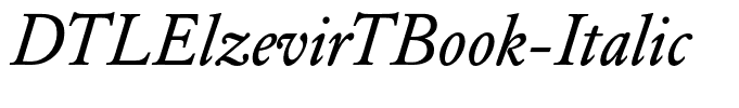 DTLElzevirTBook-Italic