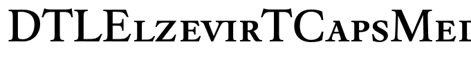 DTLElzevirTCapsMedium