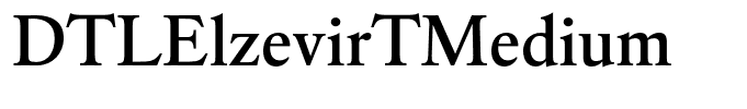 DTLElzevirTMedium