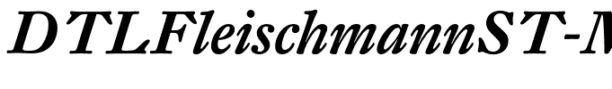 DTLFleischmannST-MediumItalic