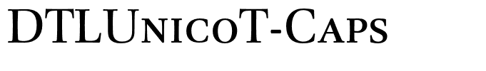 DTLUnicoT-Caps