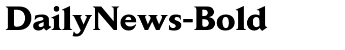 DailyNews-Bold