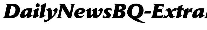 DailyNewsBQ-ExtraBoldItalic
