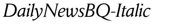 DailyNewsBQ-Italic