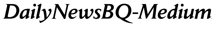 DailyNewsBQ-MediumItalic