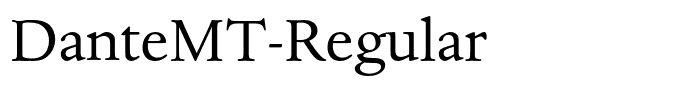 DanteMT-Regular