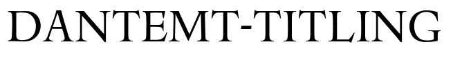 DanteMT-Titling