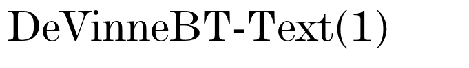 DeVinneBT-Text(1)