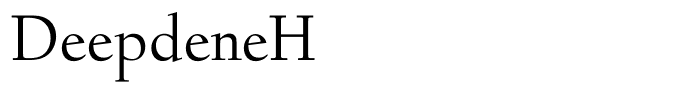 DeepdeneH
