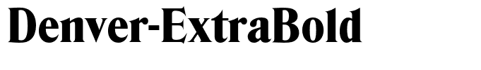 Denver-ExtraBold