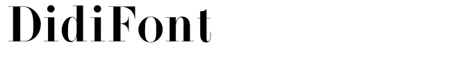 DidiFont