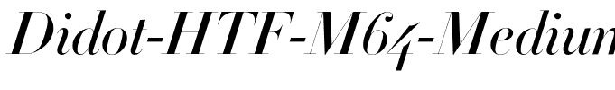 Didot-HTF-M64-Medium-Ital