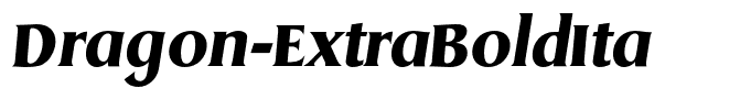Dragon-ExtraBoldIta