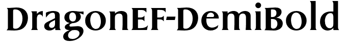 DragonEF-DemiBold