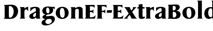 DragonEF-ExtraBold