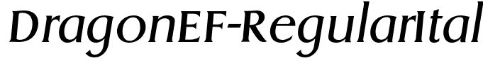 DragonEF-RegularItalic