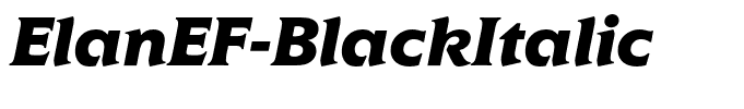 ElanEF-BlackItalic