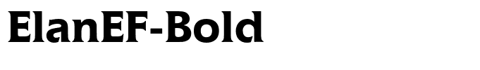 ElanEF-Bold