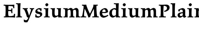 ElysiumMediumPlain