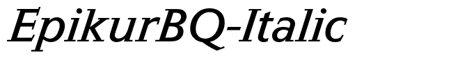 EpikurBQ-Italic
