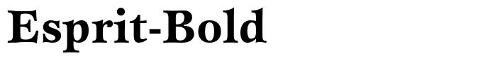 Esprit-Bold