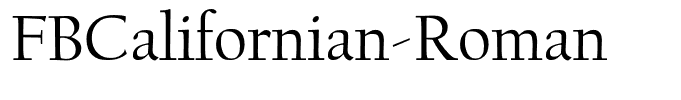 FBCalifornian-Roman