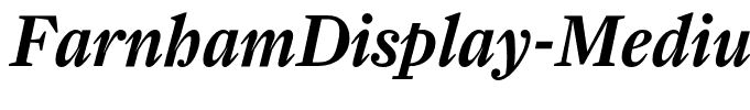 FarnhamDisplay-MediumItal