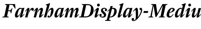 FarnhamDisplay-MediumItalOSF