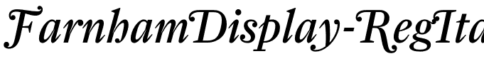 FarnhamDisplay-RegItalSwash