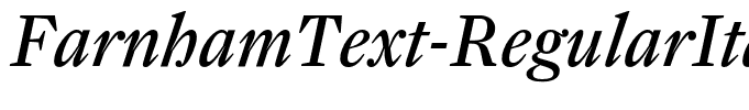 FarnhamText-RegularItal