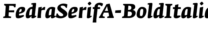 FedraSerifA-BoldItalic