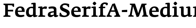 FedraSerifA-Medium