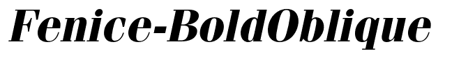 Fenice-BoldOblique