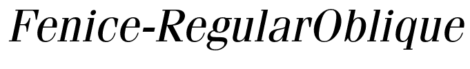 Fenice-RegularOblique