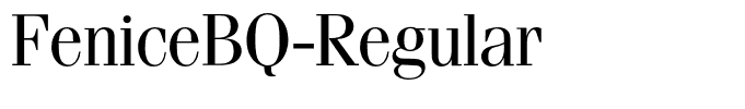 FeniceBQ-Regular