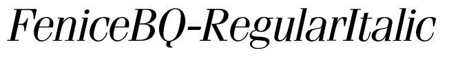 FeniceBQ-RegularItalic