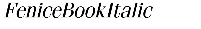FeniceBookItalic