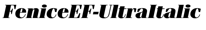 FeniceEF-UltraItalic