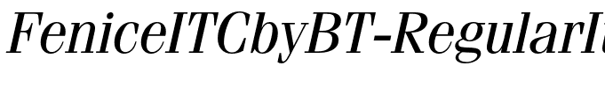 FeniceITCbyBT-RegularItalic