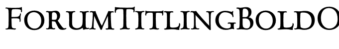 ForumTitlingBoldOldStyleFigs