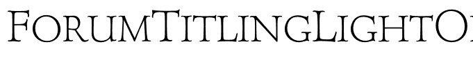 ForumTitlingLightOldStyleFigs